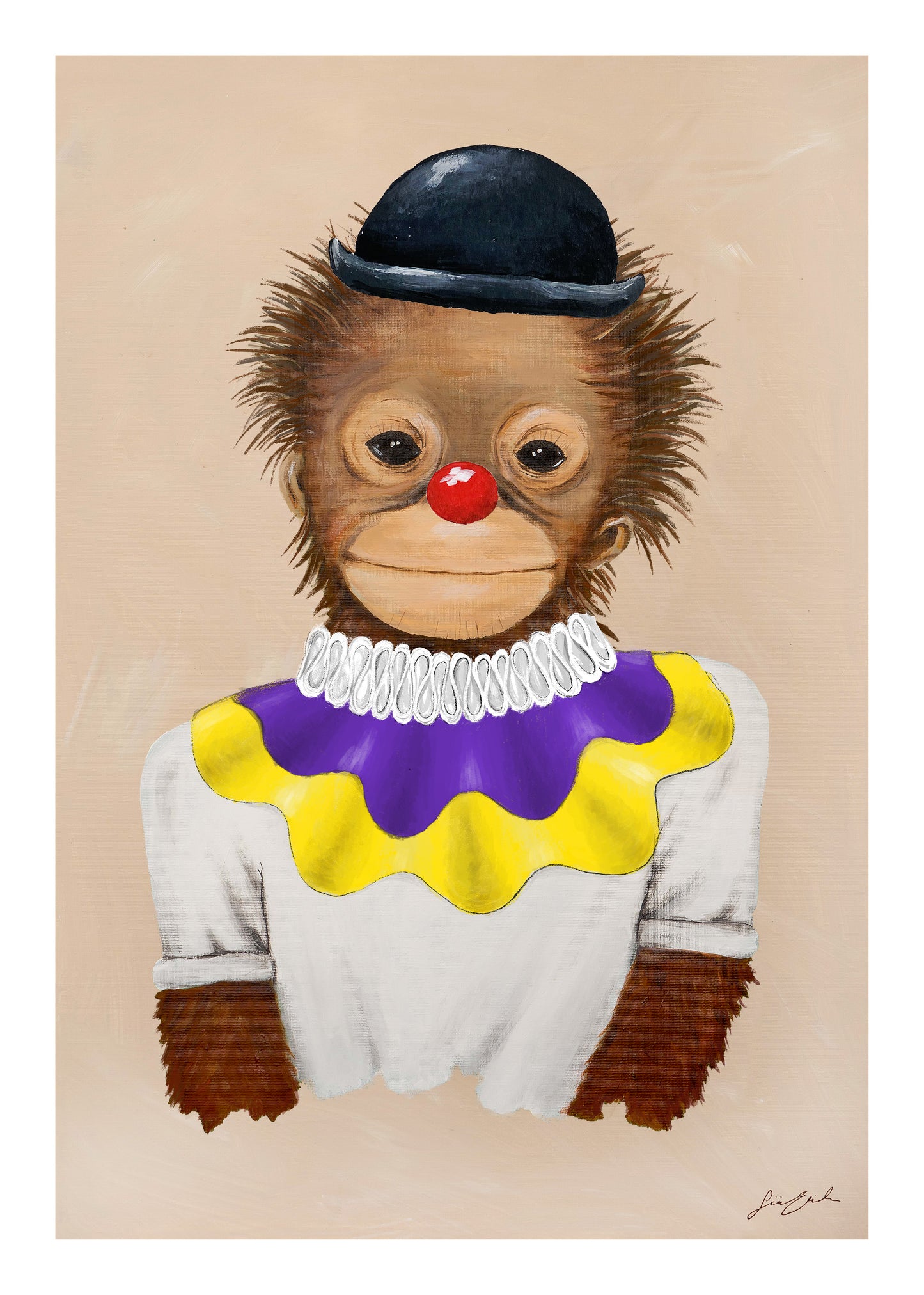 Orangutangen som clown